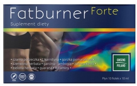 Fatburner Forte płyn 10 fiolek x 10ml GINSENG POLAND
