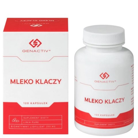 GENACTIV Mleko klaczy kapsułki 250mg, 120 kaps.