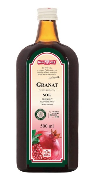 GRANAT sok 100% NFC 500ml bez dodatku cukru POLSKA RÓŻA