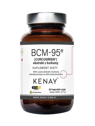 KENAY Kurkuma ekstrakt BCM-95, 60kaps. Licaps