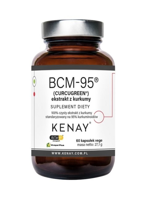 KENAY Kurkuma ekstrakt BCM-95, 60kaps. Licaps
