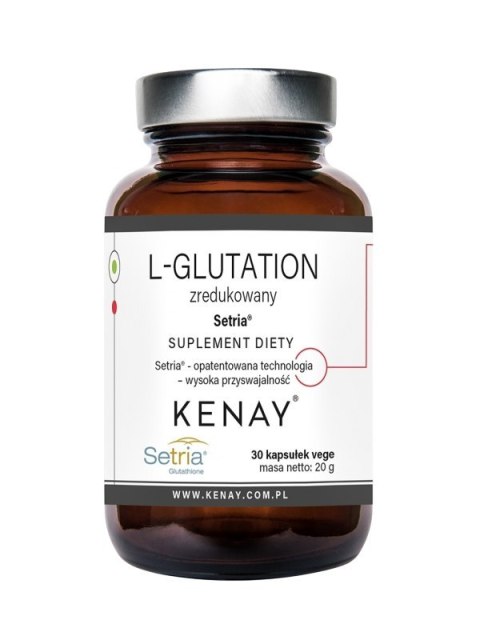 KENAY L-Glutation zredukowany Setria 500mg, 30 kaps.