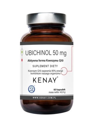 KENAY Ubichinol 50mg, 60kaps. - aktywny Koenzym Q10