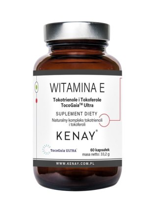 KENAY Witamina E Tokotrienole i Tokoferole TocoGaia Ultra 60kaps.