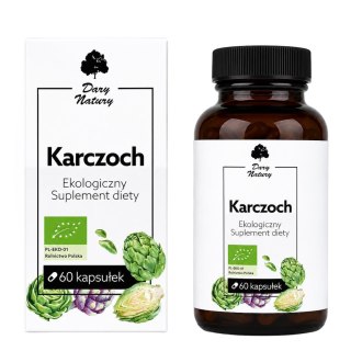 Karczoch 60kaps. Ekologiczny Suplement diety DARY NATURY