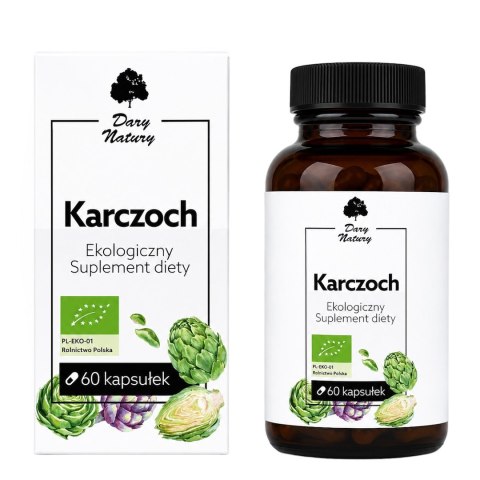 Karczoch 60kaps. Ekologiczny Suplement diety DARY NATURY