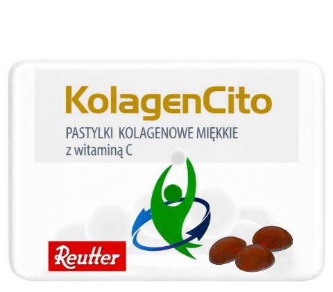 KolagenCito Pastylki kolagenowe miękkie z witaminą C 48g REUTTER