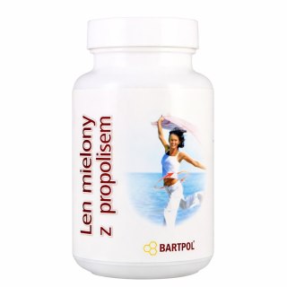 Len mielony z propolisem 60 kaps. BARTPOL