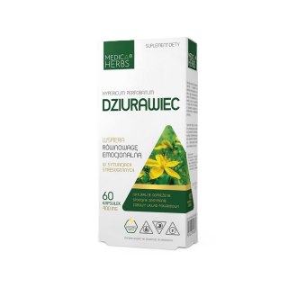 MEDICA HERBS Dziurawiec 400mg, 60 kaps.