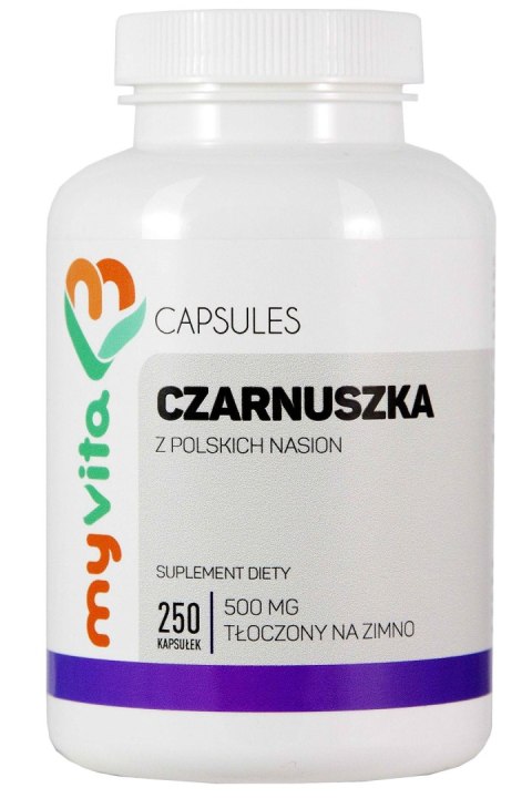 MyVita Czarnuszka - olej w kapsułkach 500mg, 250kaps.