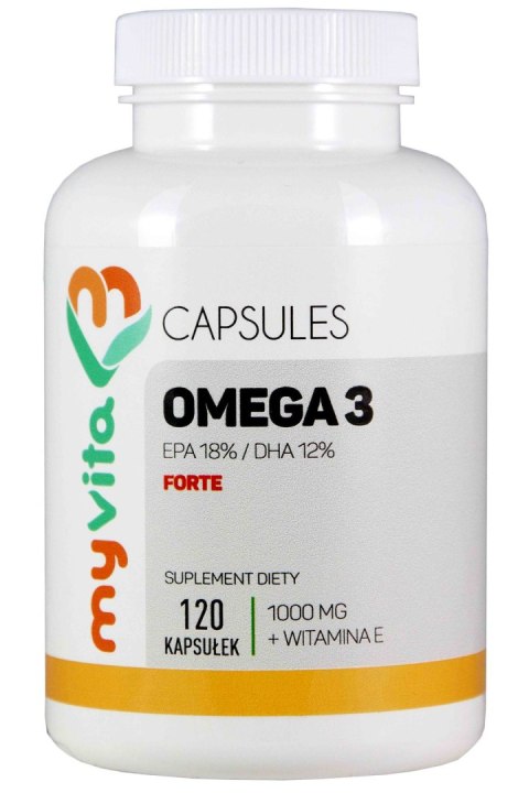 MyVita Omega-3 Forte 1000mg, 120kaps.