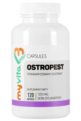 MyVita Ostropest ekstrakt (80% sylimaryny) 125mg, 120kaps.