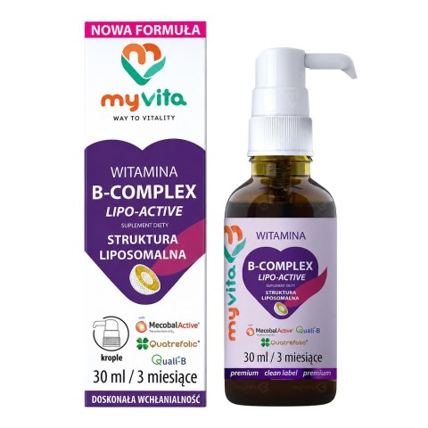 MyVita Witamina B-Complex Lipo-Active - krople 30ml