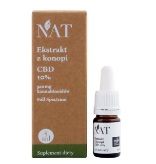 NAT Ekstrakt z konopi Full Spectrum 10% CBD 5ml (mini)