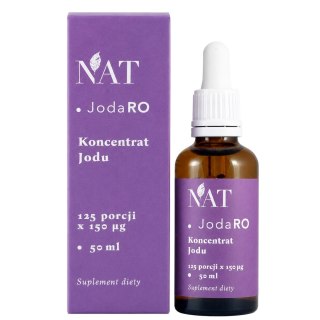 NAT JodaRO koncentrat jodu 150mcg 50ml (125 porcji)
