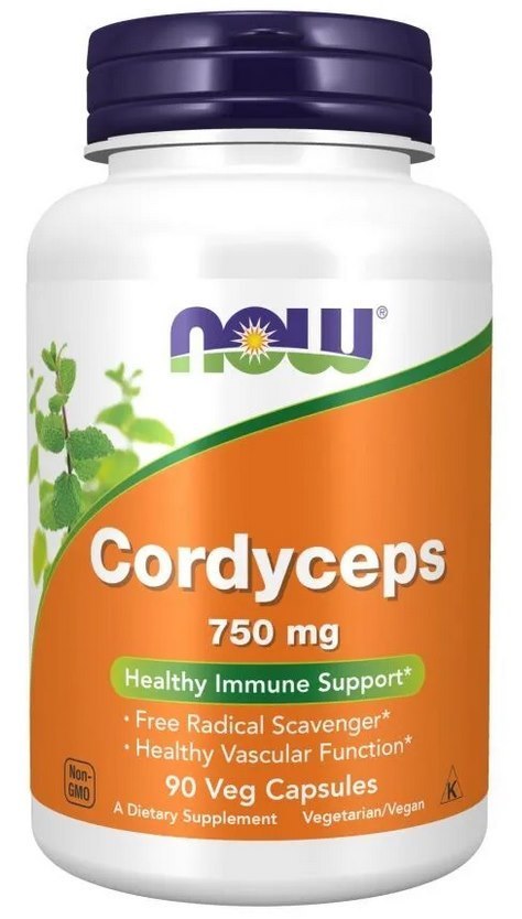 NOW FOODS Cordyceps 750mg, 90 vcaps.