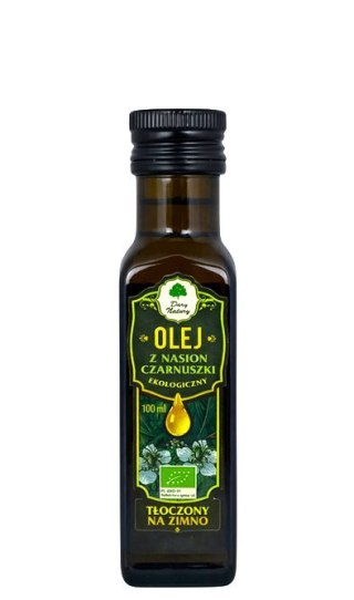 Olej z nasion czarnuszki tłoczony na zimno BIO 100ml DARY NATURY