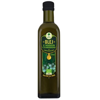 Olej z nasion czarnuszki tłoczony na zimno BIO 250ml DARY NATURY