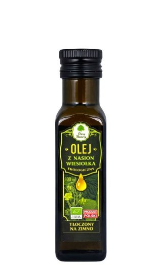 Olej z nasion wiesiołka tłoczony na zimno BIO 100ml DARY NATURY