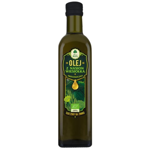 Olej z nasion wiesiołka tłoczony na zimno BIO 250ml DARY NATURY