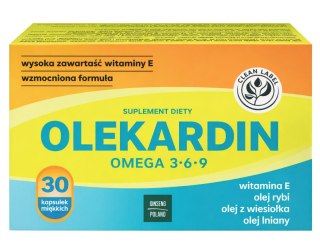 Olekardin - Omega 3-6-9, 30kaps. GINSENG POLAND