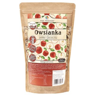 PIĘĆ PRZEMIAN Owsianka jabłko i porzeczka bezglutenowa 450g