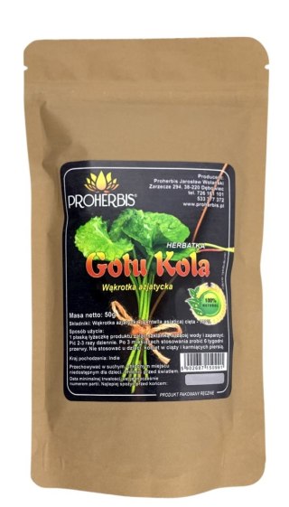 PROHERBIS Gotu Kola - Wąkrotka azjatycka 50g
