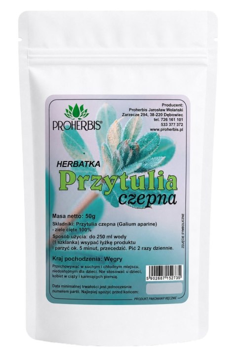 PROHERBIS Przytulia czepna - ziele cięte 50g