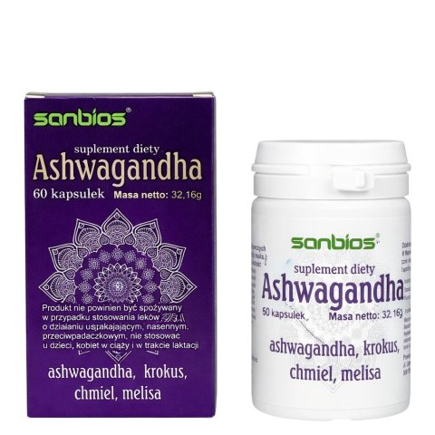 SANBIOS Ashwagandha 60 tabl.