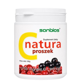 SANBIOS C natura proszek 180g - witamina C z owoców
