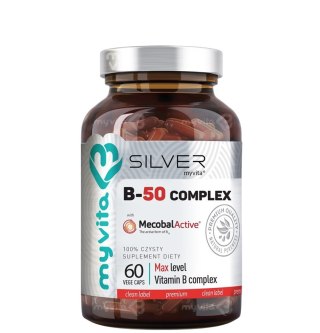 SILVER Witamina B-50 Complex MAX 60kaps. MyVita