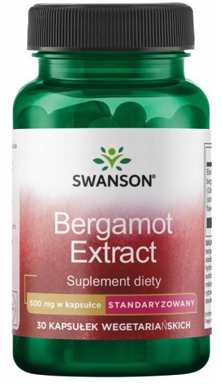 SWANSON Bergamot Extract 500mg, 30vcaps.
