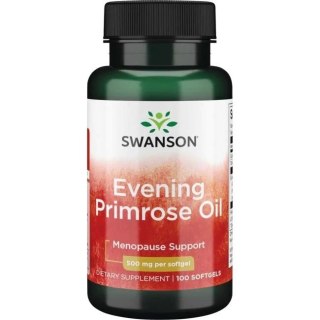 SWANSON Evening Primrose Oil 500mg, 100sgels. - Olej z wiesiołka