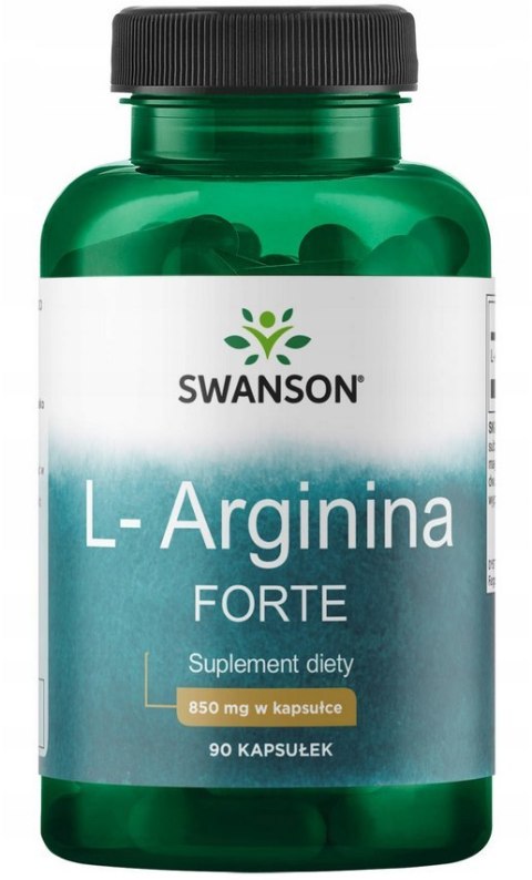 SWANSON L-Arginine forte 850mg, 90kaps.