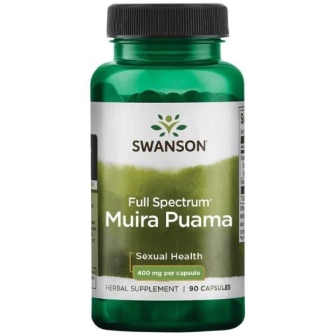 SWANSON Muira Puama 400mg, 90kaps.