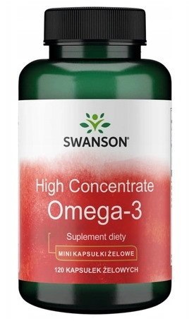 SWANSON Omega-3 High Concetrate 120sgels.