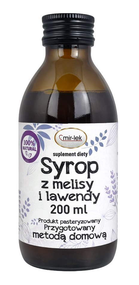 Syrop z melisy i lawendy 200ml MIR-LEK