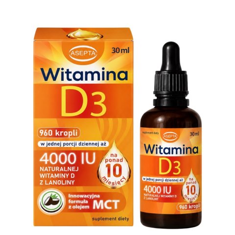ASEPTA Witamina D3 Forte 4000 IU - 30ml