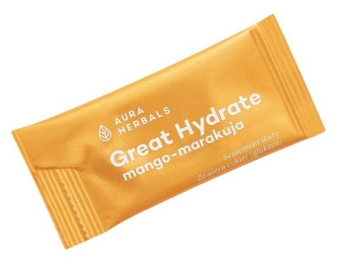 AURA HERBALS Elektrolity Great Hydrate mango-marakuja 10 saszetek