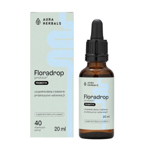 AURA HERBALS Floradrop protect probiotyk - krople 20ml