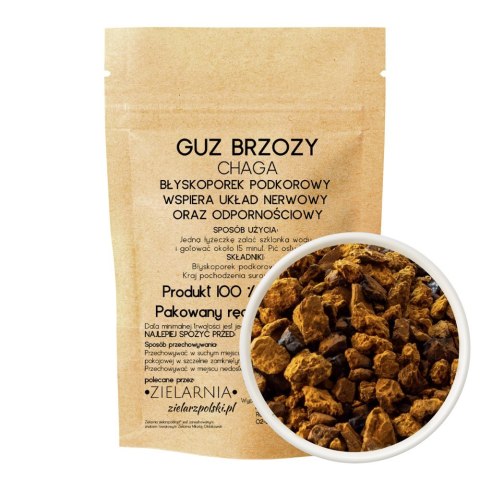 Brzoza guz chaga 50g ZIELARZPOLSKI.PL