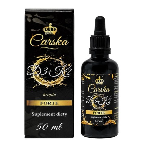 CARSKA Witaminy D3 + K2 Forte 50ml (1600 porcji)