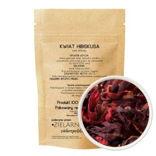 Hibiskus kwiat 100g ZIELARZPOLSKI.PL