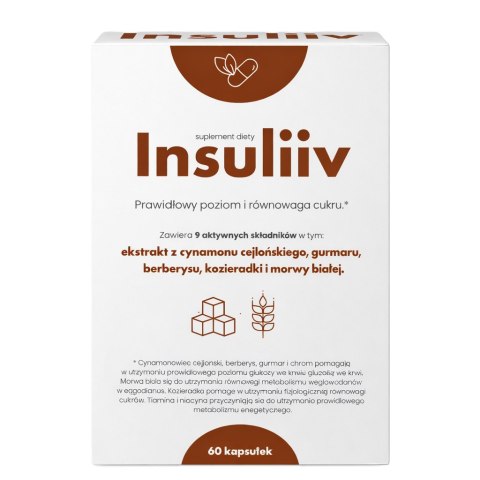 INSULIIV - prawidłowy poziom i równowaga cukru 60 kaps.