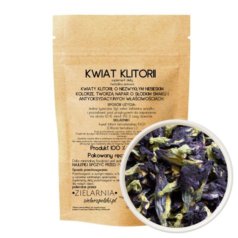 Klitoria kwiat 50g ZIELARZPOLSKI.PL