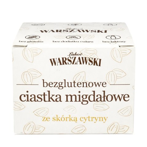 ŁAKOĆ WARSZAWSKI - Ciastka migdałowe ze skórką cytryny bezglutenowe 150g