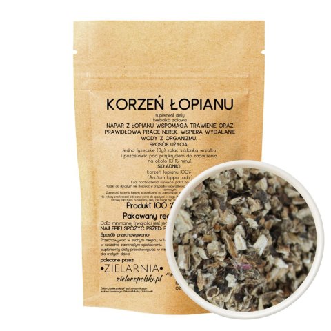 Łopian korzeń 50g ZIELARZPOLSKI.PL