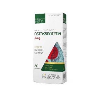 MEDICA HERBS Astaksantyna 6mg, 60 kaps.