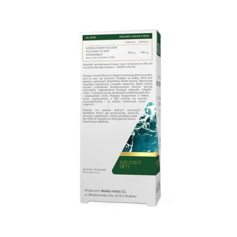 MEDICA HERBS Kolagen Morski 450mg, 60 kaps.