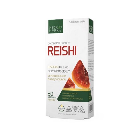 MEDICA HERBS Reishi 450mg, 60 kaps.